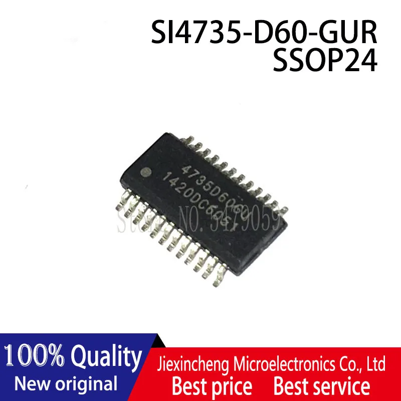 2PCS-5PCS SI4735-D60-GUR 4735D60GU SI4735-D60-GU SSOP24  New original