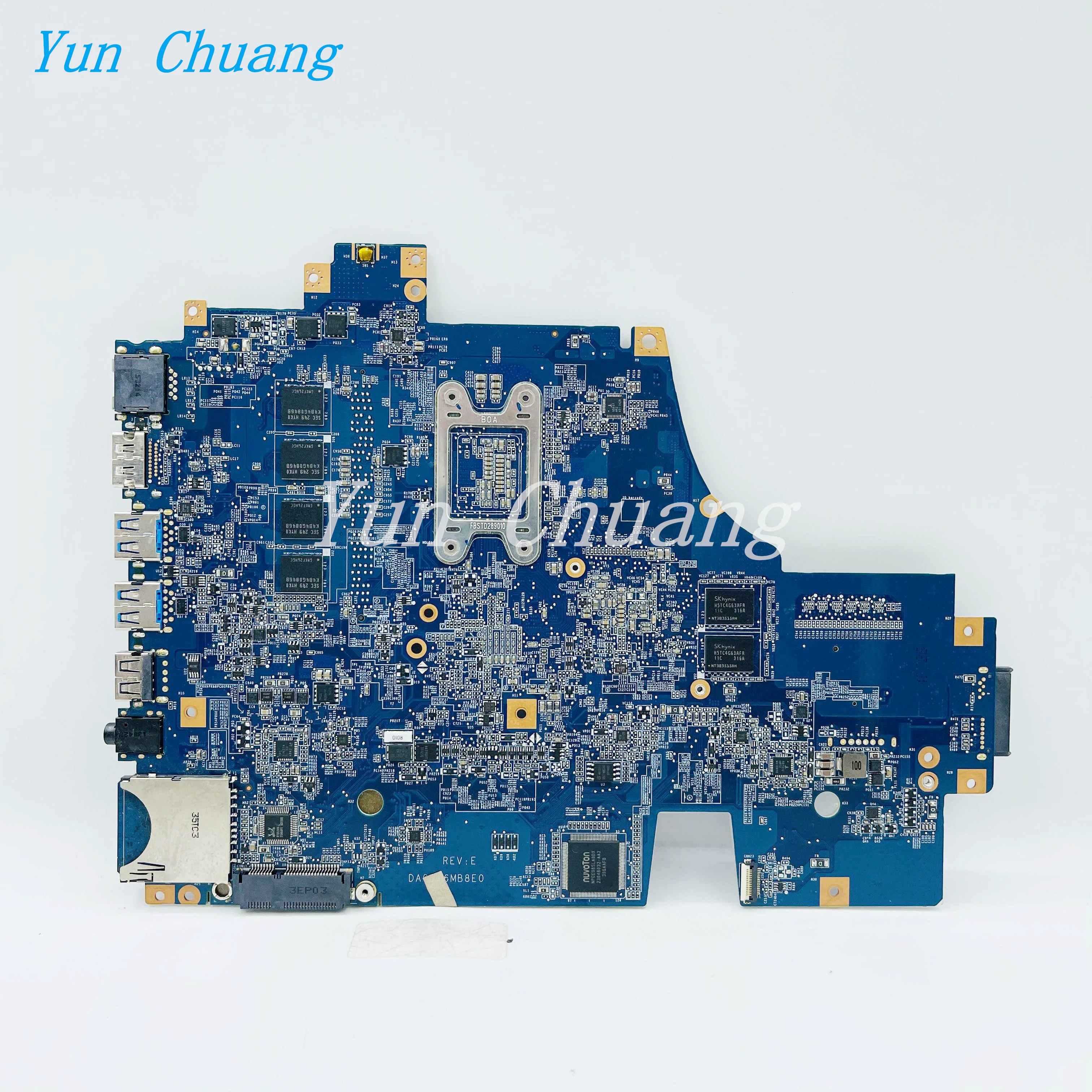 A1946147A DA0GD6MB8E0 For Sony Vaio Svf15A SVF15A SVF15AA1QM Laptop Motherboard With I7-3537U CPU GT735M GPU 4GB-RAM 100% Tested