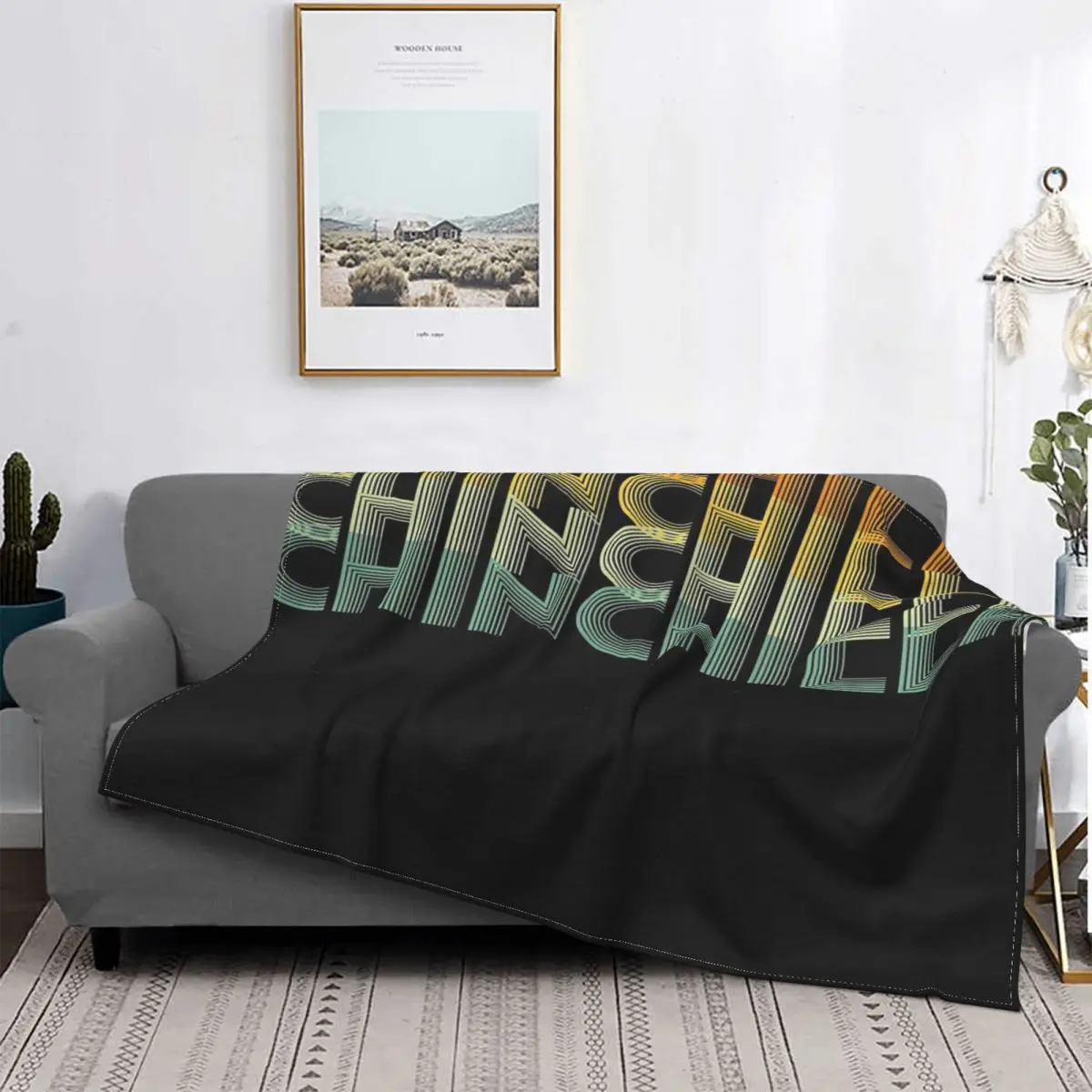 Manta Retro Vintage de Chinchillas, colcha para cama a cuadros, toalla de playa a cuadros, manta térmica para bebé