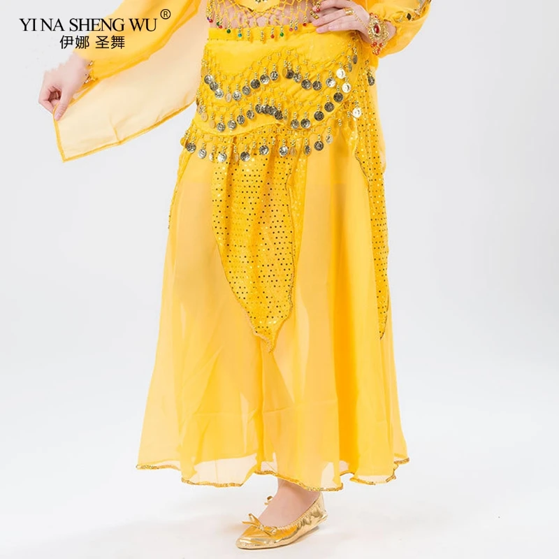 Mới Giá Rẻ Nữ Múa Bụng Trang Phục Váy Phụ Nữ Bellydance Vải Trưởng Thành Đào Tạo Váy Múa Bụng Quần Bộ Lạc Kim Sa Lấp Lánh Váy