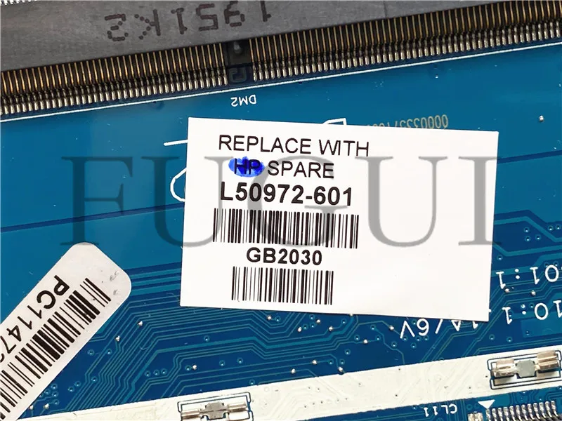 USADO Laptop Motherboard 18741-1 L50972-601 PARA HP X360 13-DQ COM SRFFX i5-8265U CPU Totalmente Testado 100% Trabalho