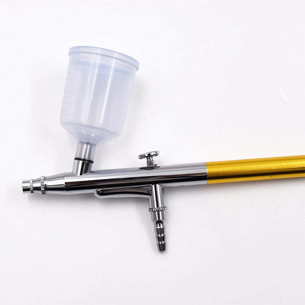 20cc 40cc podwójne działanie pistolet Gravity Feed narzędzie pneumatyczne paznokci makijaż przyrząd kosmetyczny ręczny 0.3mm pistolet