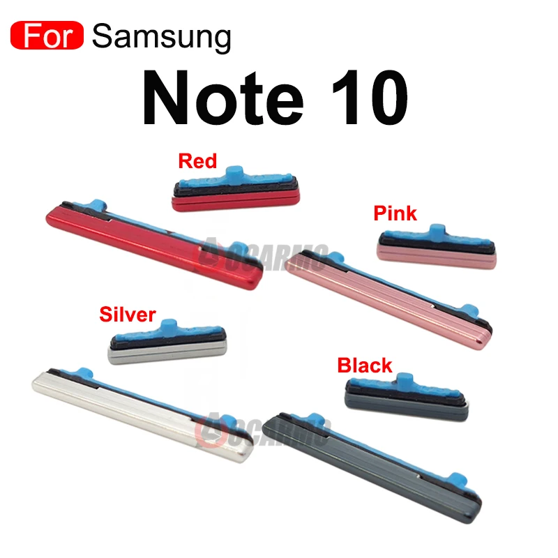 For Samsung Galaxy S8 S9 S10 Plus S8+ S9+ Volume Up Down Power On Off Side Key Button For Samsung Note 10 Replacement Parts