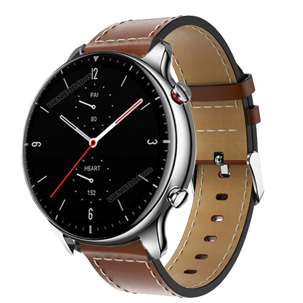 Ремешок для часов gtr2, кожаный, для Xiaomi Huami Amazfit gtr 47 мм/GTR 2/Stratos Pace 2 3