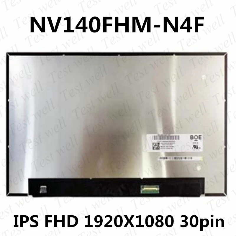 NV140FHM-N4F DP/N 0HN4TM NV140FHM N4F for BOE Panel Brand 1920*1080 IPS 14.0