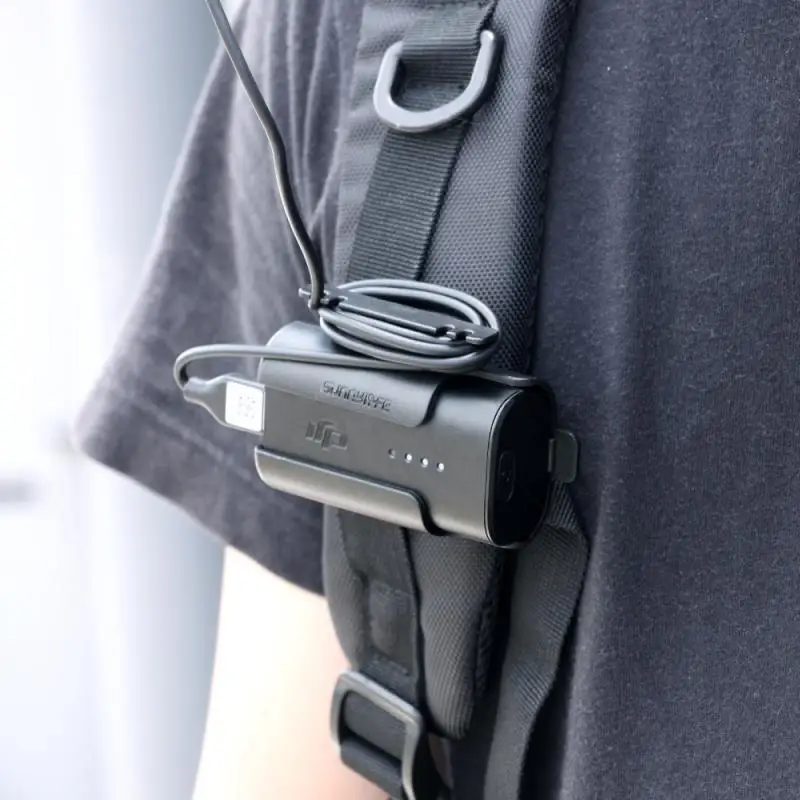 Sunnylife Headband กล่องเก็บแบตเตอรี่คลิปกลับสำหรับ DJI FPV Goggles V2บินแว่นตาสายไฟอุปกรณ์เสริม