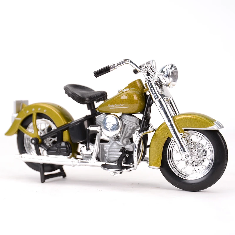 Maisto 1:18 Harley-Davidson 1953 74FL HYDRA Glide Blue Die Cast Vehicles Collectible Hobbies Motorcycle Model Toys