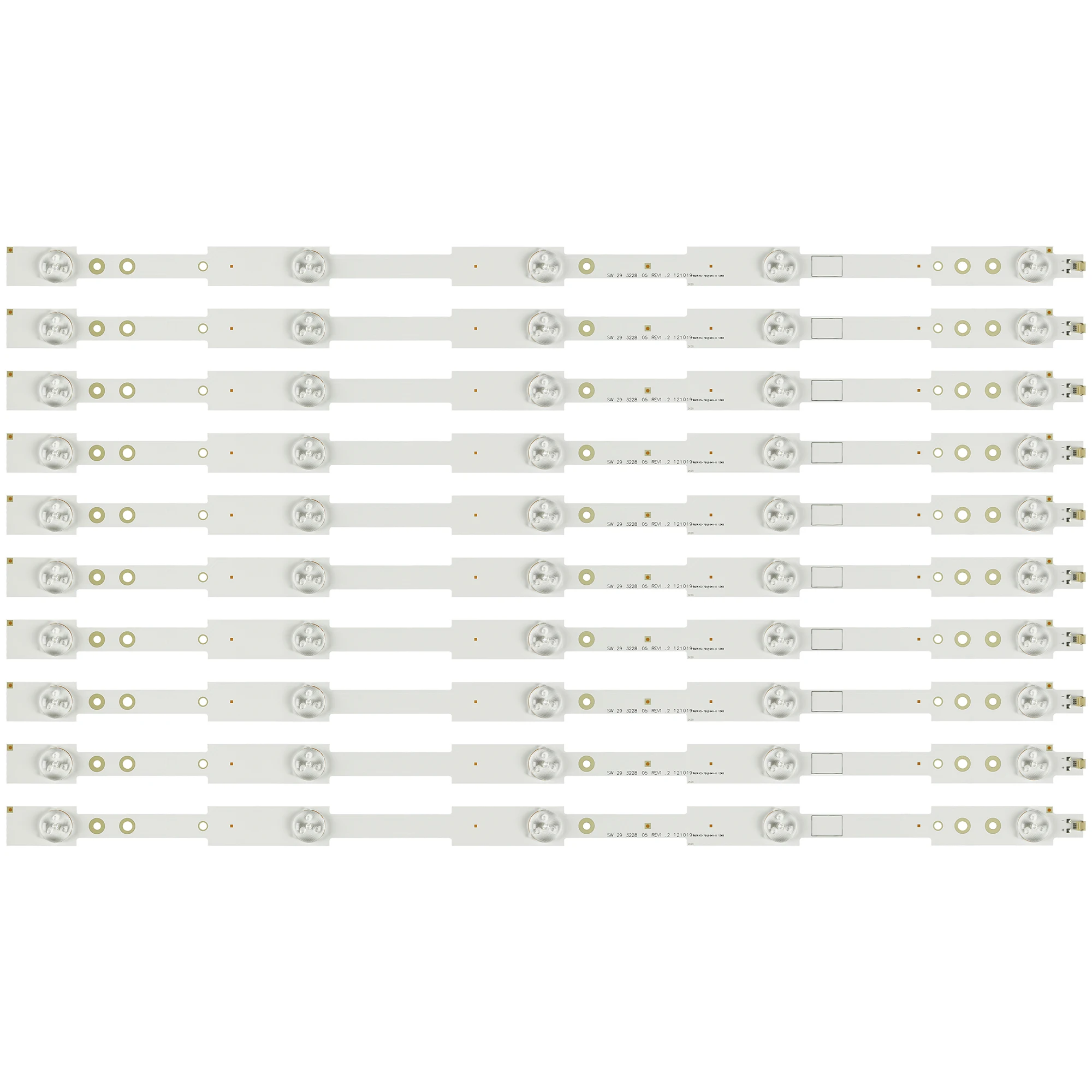 

29 inch LED Backlight Strips for Samsung TV SW 29 3228 05 REV1.2 121019 5-LEDs 533mm LBUA-SDL320S1-S08E