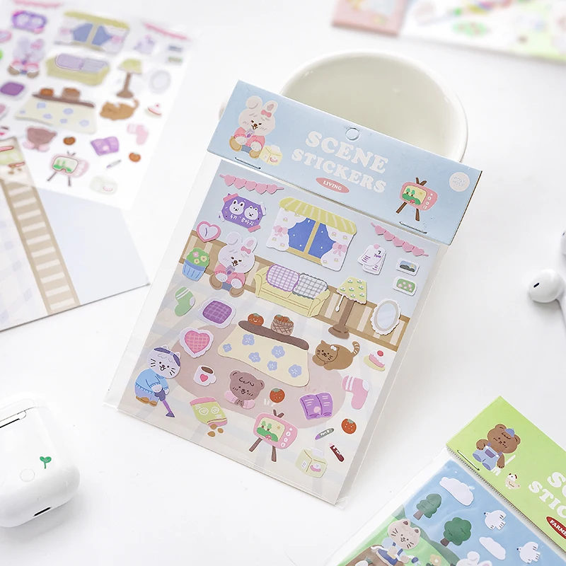 2 шт., Стикеры для скрапбукинга