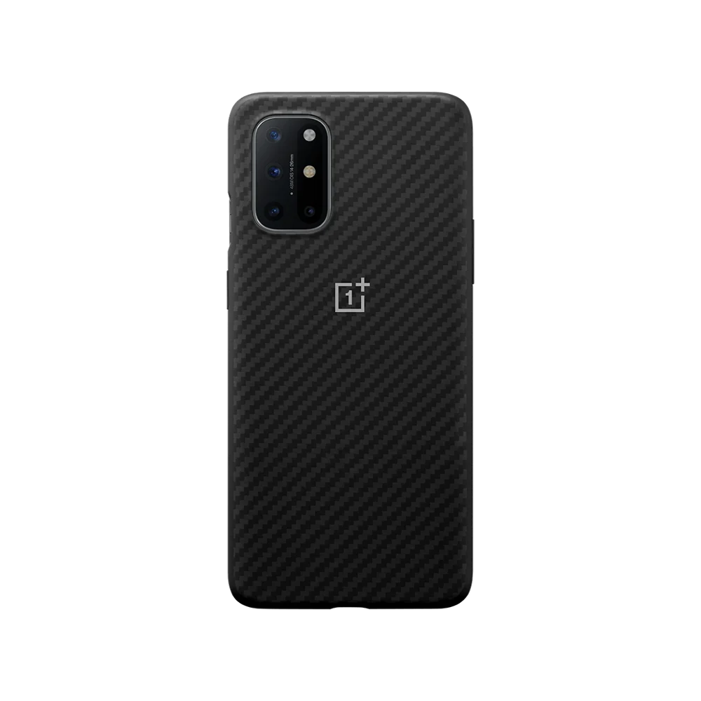 KB2001 Official Protection Covers For OnePlus 8T Case Real Original Sandstone Quantum Bumper Cyborg Cyan Carbon Bumper