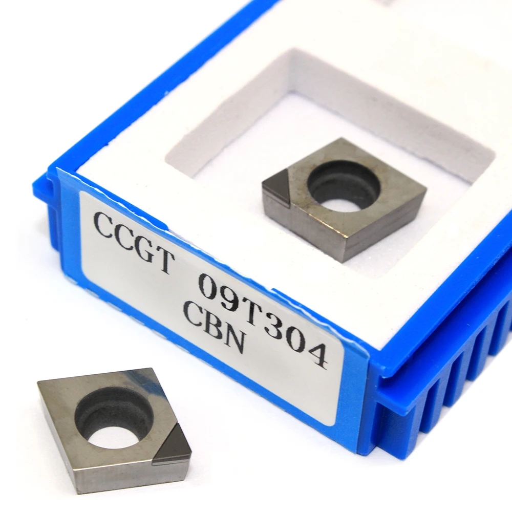 PCD CBN 다이아몬드 인서트, 내부 선삭 공구, CNC 선반 커터, 선삭 인서트, CCGT09T304