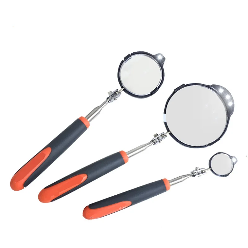 

1pcs 910mm Adjustable Repair Vehicle Chassis Telescopic Inspection Mirror with LED Light 32mm