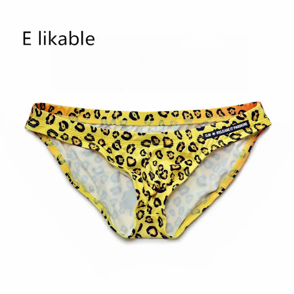 E likable youth new spring and summer fashion men's underwear low waist comfortable sexy breathable polyester briefs