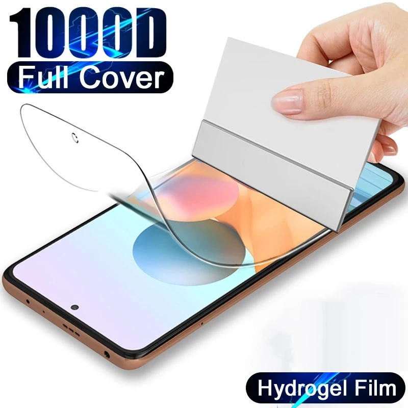 Hydrogel Film for Xiaomi POCO X3 Pro GT NFC F3 M3 C3 screen protector Film for Blackshark 4 Pro POCO X2 M2 Film