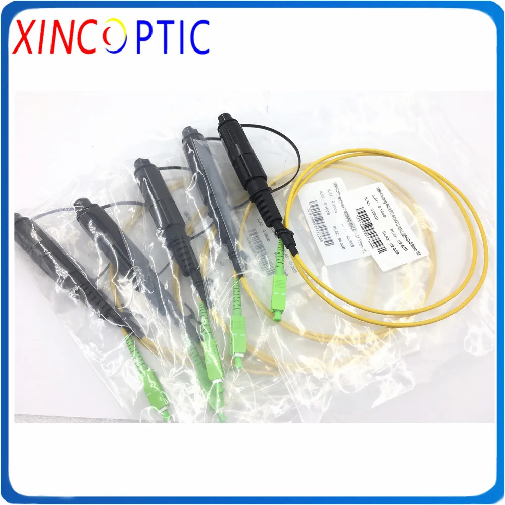 Imagem -04 - Huawei-mini sc Apc Fibra Óptica Patch Cord Impermeável Ip67 sc Apc Exterior 2mtr Teste sm Scapc Corning Connector Torneira Óptica