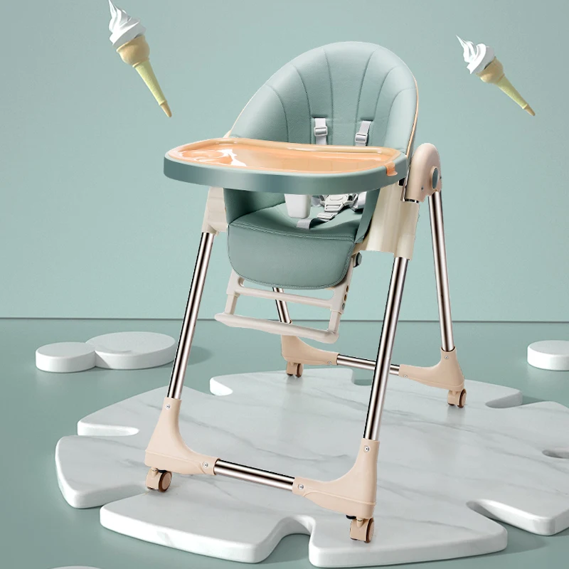 Chaise de salle à manger pliable pour bébé, siège multifonctionnel, table pour enfants, table haute pour bébé