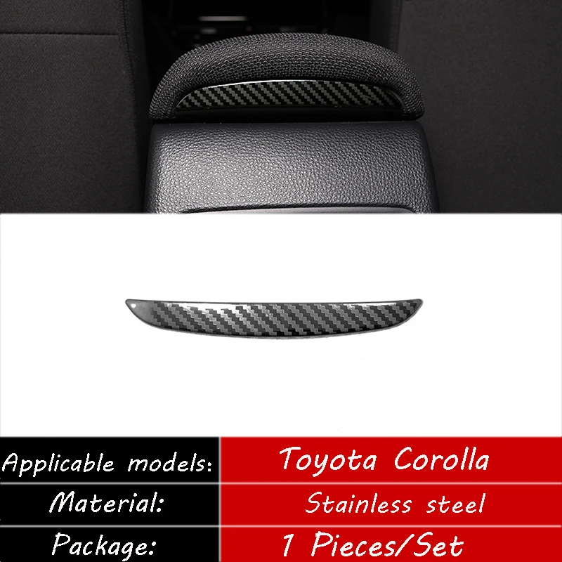 Stainless steel For Toyota corolla E210 glass Lift Switch inner door handle front Small Rear air outlet Armrest Storage box