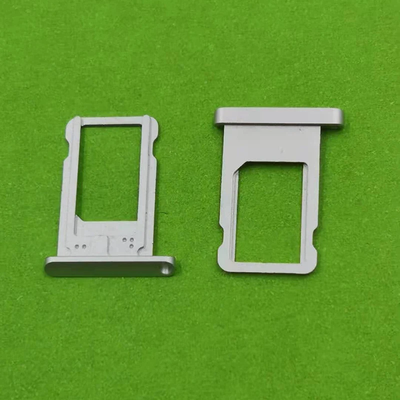 SIM Card Tray Holder For Apple iPad 5 IPad5 Air A1475 A1746 Mini 1 2 Mini1 A1454 A1455 Mini2 A1490 A1491 Silver Gray Color