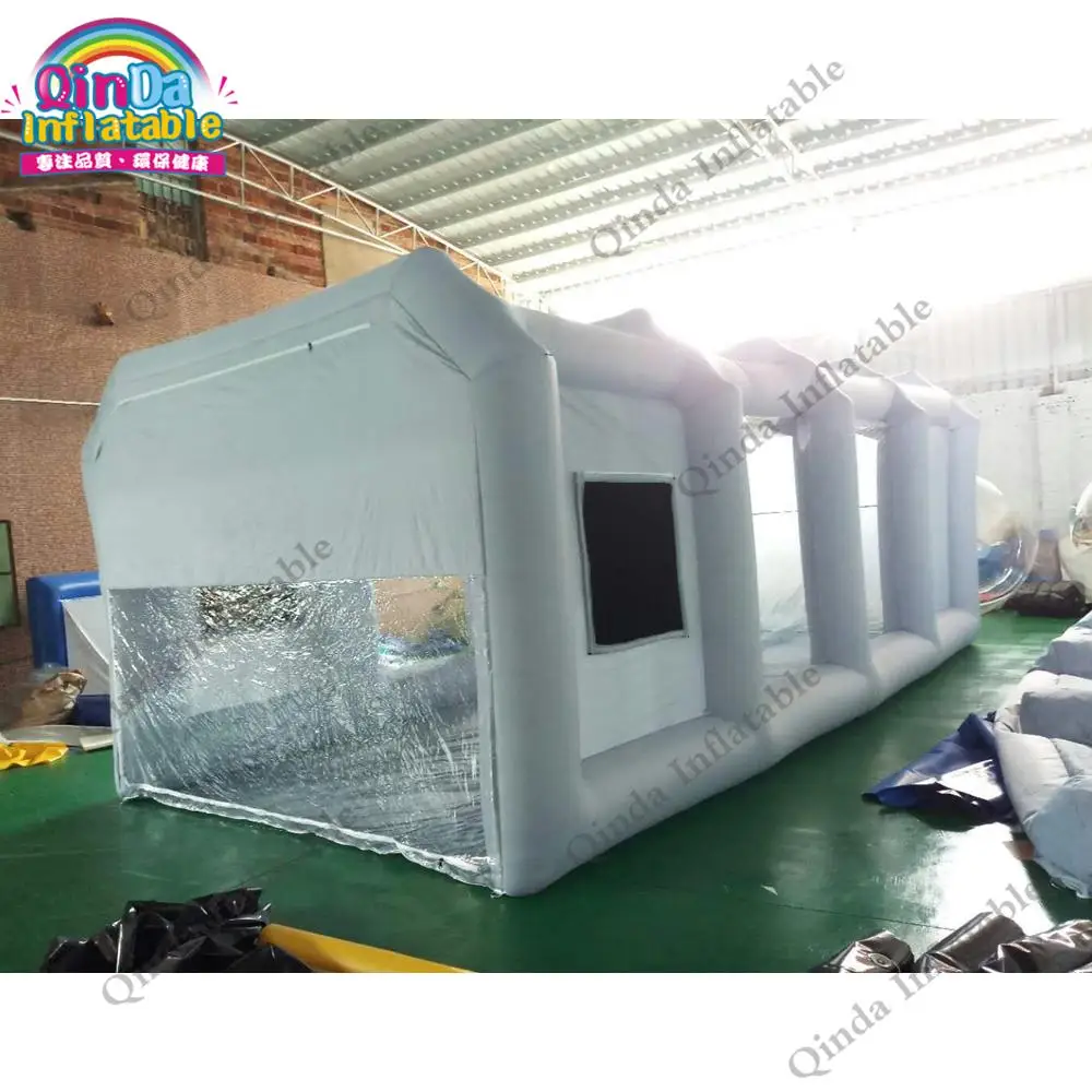 Outdoor Inflatable Commercial Car Spray Paint Booth 7X4x2.5M Inflatable Spray Paint Tent For Car