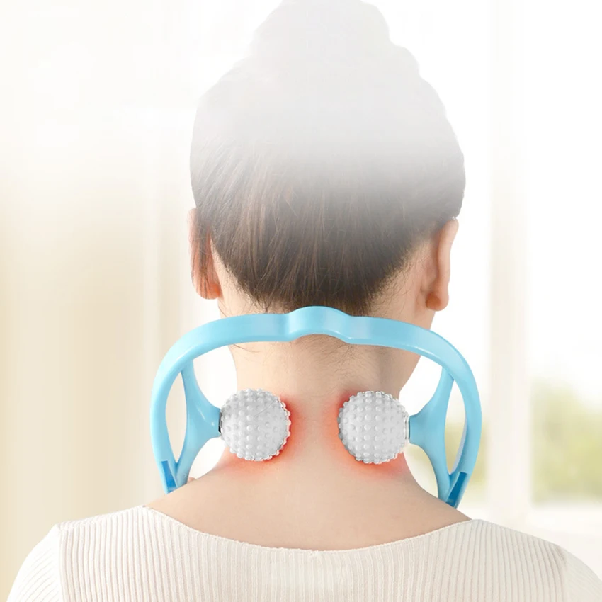 يده الأسطوانة مدلك الرقبة مدلك S شكل عرض قابل للتعديل الساقين الكتف مشبك تدليك الاسترخاء تدليك للياقة البدنية أدوات