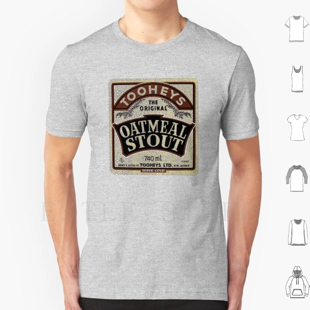 Tooheys Oatmeal Stout Beer Brewery T Shirt Print Cotton Tooheys Vintage Tooheys Tooheys Beer Tooheys Oatmeal Beer Oatmeal Stout