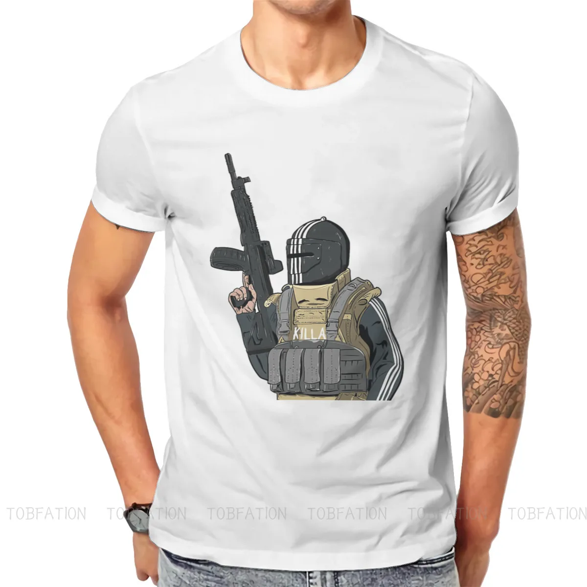 Killa Escape From Tarkov Game T Shirt Vintage Alternative Big size Crewneck TShirt Top sell  Harajuku Men's Clothes