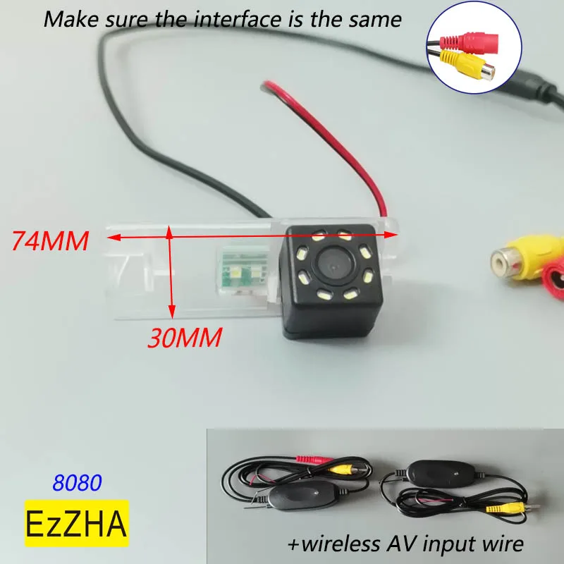 

EzZHA HD 4led For Buick Excelle CRUZE Boulevard Chevrolet Sail Sail3 Car rear view camera Auto reverse backup Night Vision