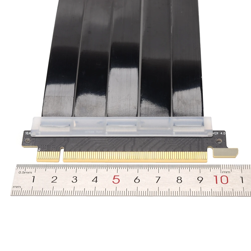 Cable de extensión de tarjeta gráfica PCIE 4,0 x16 a 16x Riser PCI-e ITX chasis recto 16GT \ S unidad libre no destructiva de velocidad completa