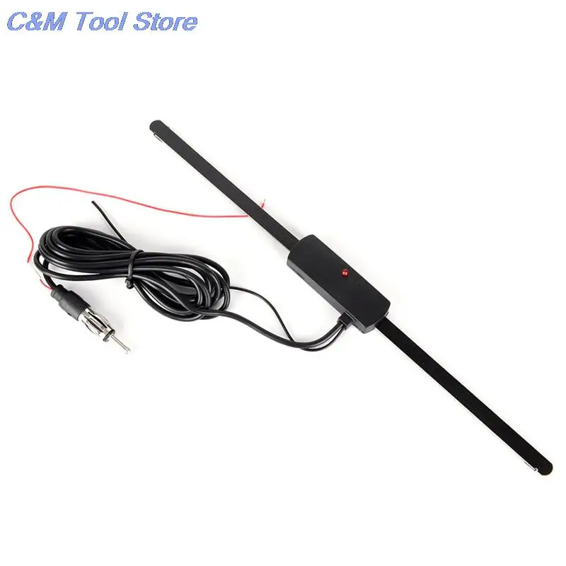 New Car Aerial Antenna Windshield Electric Radio High Quality 1pc Universal 12V FM/AM Automatic Aerial