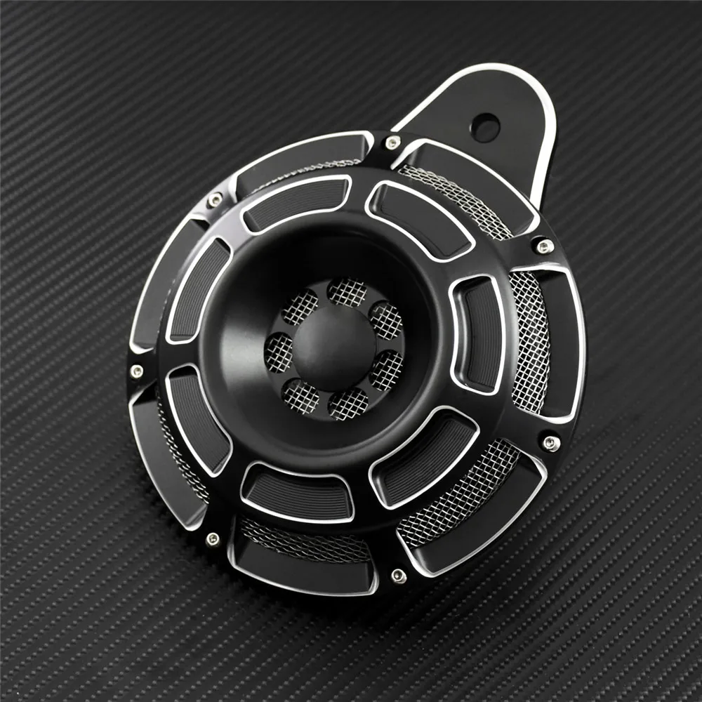 Motorcycle Black/Chrome Horn Cover Horns Loud Speaker Cover For Harley 91-17 Big Twin Sportster XL 883 1200 07-2018 Touring