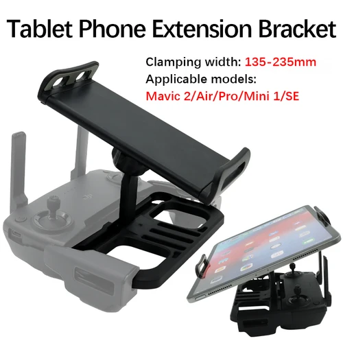 Soporte de extensión para mando a distancia de Dron DJI Mavic 2/Mini SE/Air/Pro/Spark, accesorios de soporte fijo súper largo para teléfono y tableta