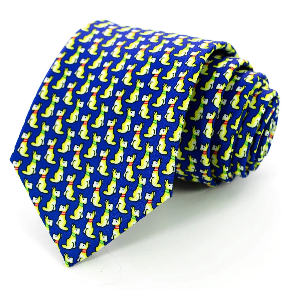 Neue modische Herrenkrawatte mit Print, handgefertigt, 8 cm Seidenkrawatte, Paisley-Blumenmuster, geometrische Krawatte für Geschäft, Party, Hochzeit, Geschenk. – Detail 21