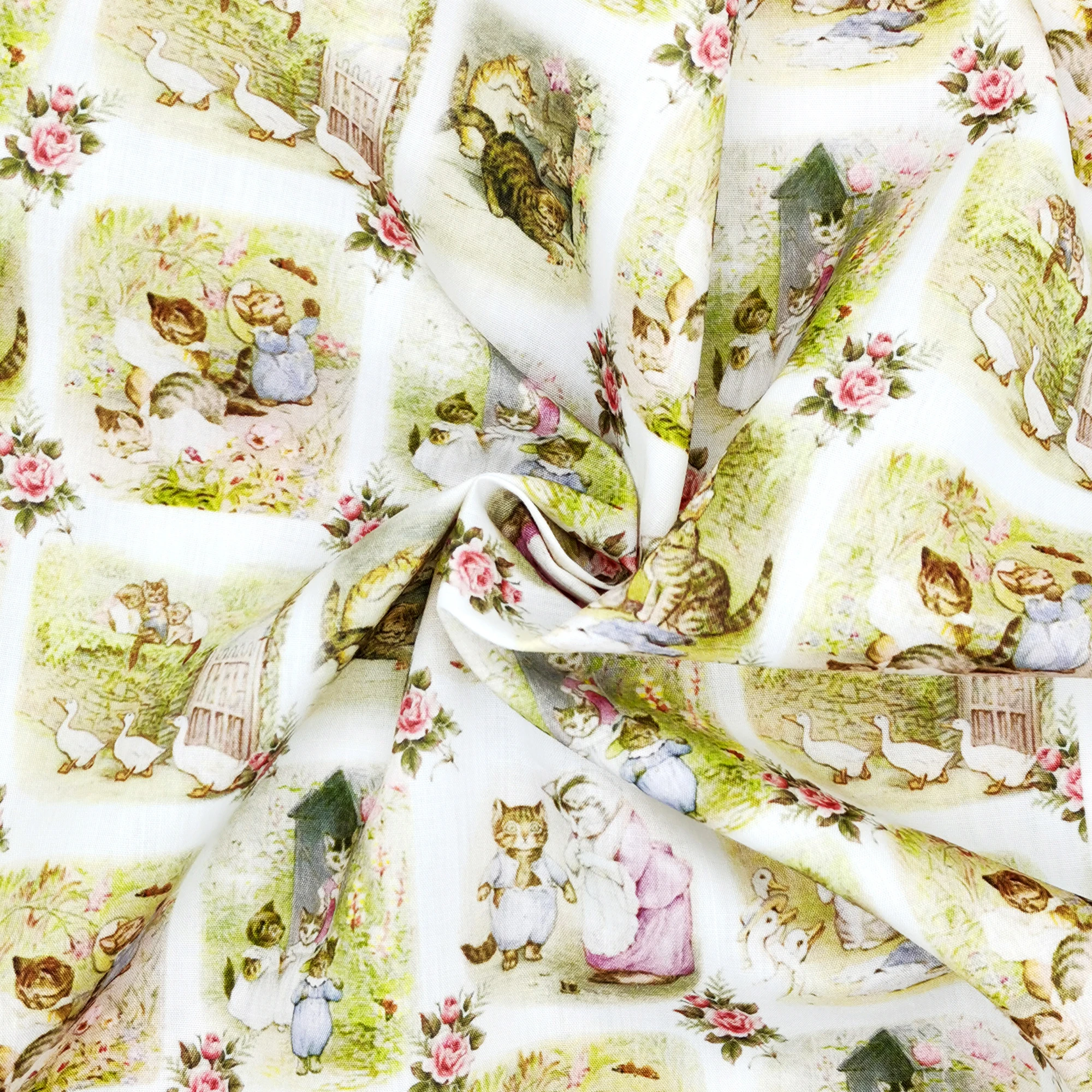 Stretch Cotton Print Fabric 5
