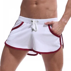 Heavenywood-pantalones cortos de verano para hombre, ropa informal para dormir en casa, pantalones de flecha para Fitness, culturismo, pantalones de chándal, pantalones cortos de playa de secado rápido