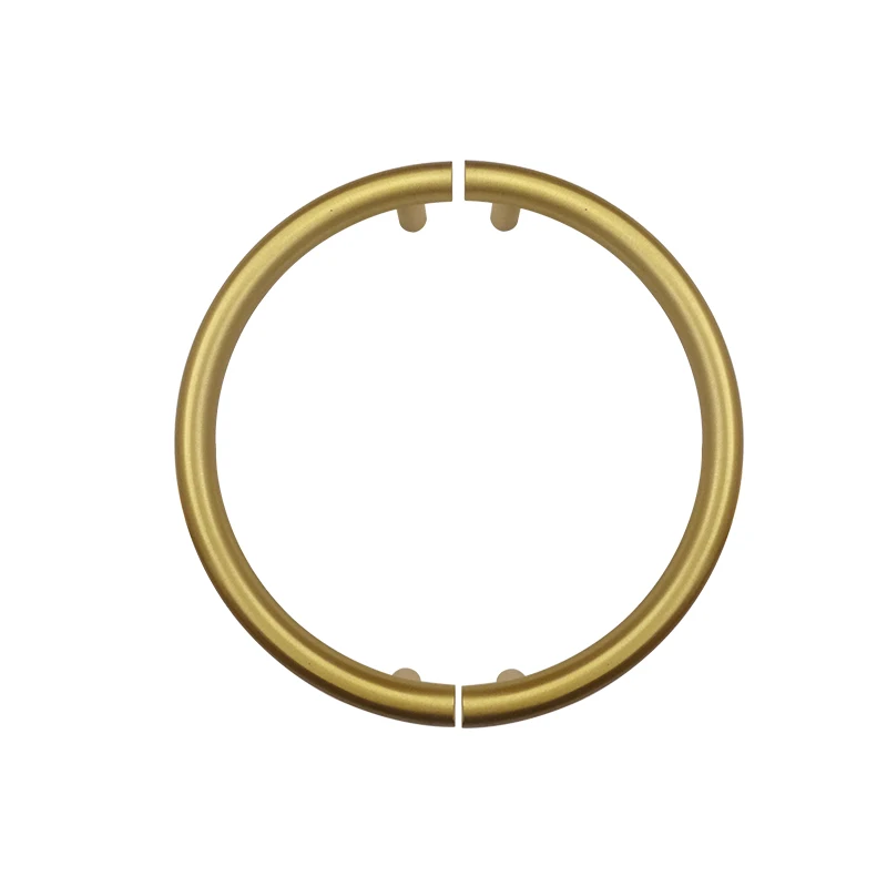 

1 Pair gold Brass Cabinet Circle Pull Handles Wine Cupboard Knob Furniture Handles Simple Round Retro Wardrobe Handle Bar Knobs