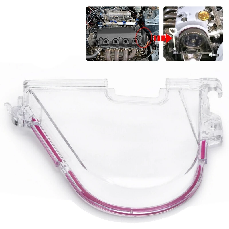 for HONDA CIVIC 96-00 EK EG D15 D16 Engine Clear Cam Gear Timing Belt Cover Turbo Cam Pulley