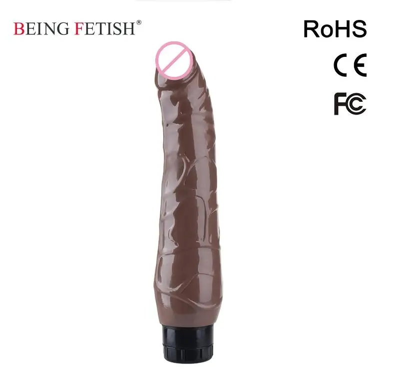 9.8 inch Realistic Huge Dildo Vibrator Electric Sex Toys Super Soft For Women Pussy big dildo penis cock