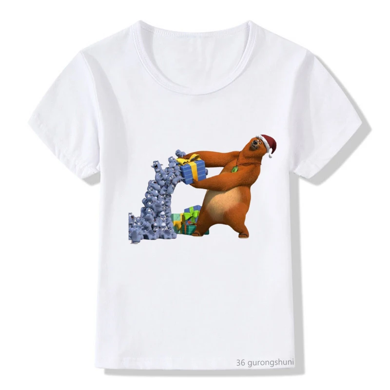 Camiseta Grizzy con oso para niños – Estampado divertido - imagen 2