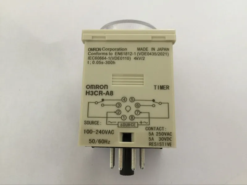 H3CR-A8 8 Pin H3CR-A 11 Pin Time Relay / Timer 100-240VAC 12V-48V/AC/DC 24-240VAC/DC