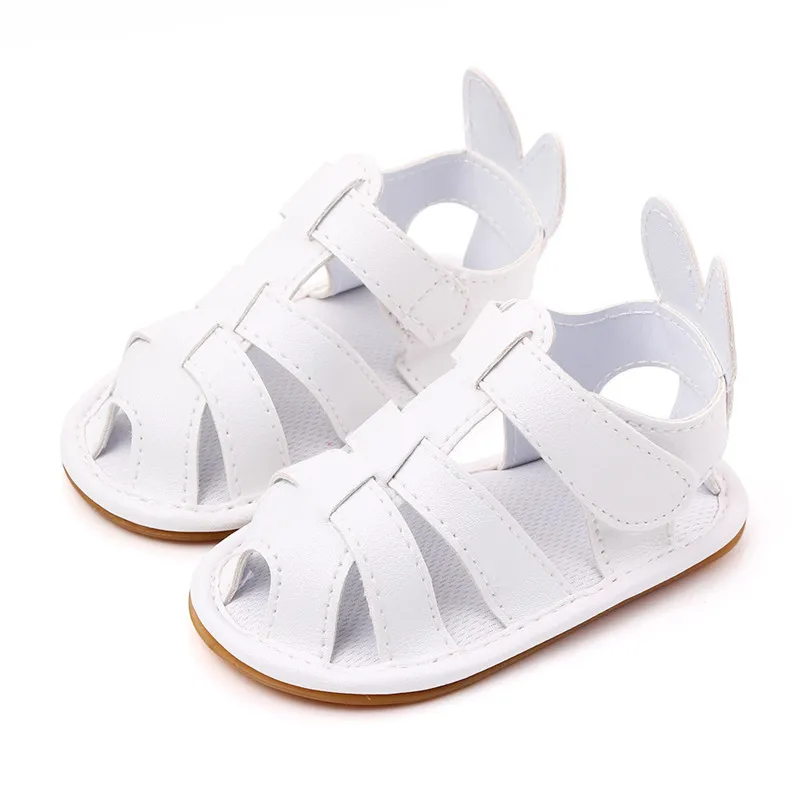 New Toddler Baby Summer Shoes Fashion Rubber Sole  Newborn PU Sandals Shoes Baby Shoes Antislip Boys Girls Casual Shoes