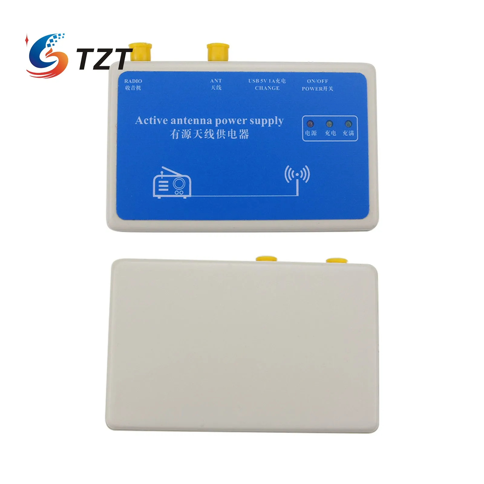 TZT Y-200A 활성 루프 안테나 단파 수신 안테나 100KHz-180MHz SDR 라디오 용 배터리 포함/미포함