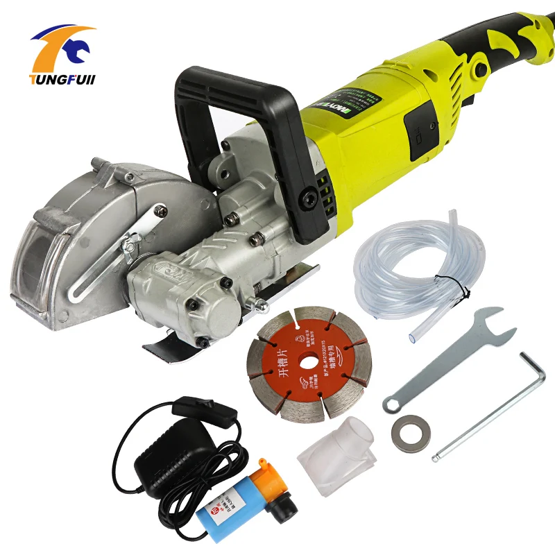 Imagem -05 - Elétrica Parede Chaser Groove Slotting Machine Tijolo Parede Corte Máquina Aço Concreto Cortador Circular Saw Ferramenta Elétrica 4000w 220v