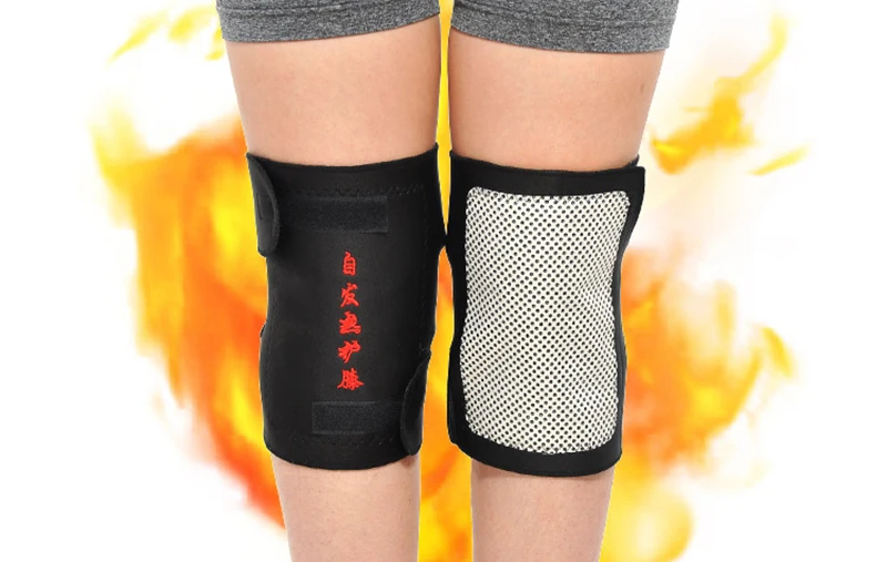 Tourmaline Self Heating Kneepad Magnetic Therapy Knee Support Tourmaline Heating Belt Knee Massager Foot Care Tool  1pair