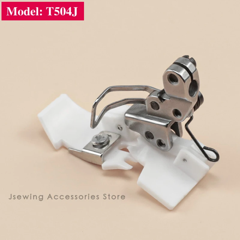 Plastic Presser Foot Fit 5 Thread Industrial Overlock Sewing Machine Accessories Siruba Pegasus JACK M700 M800 700F 798 988