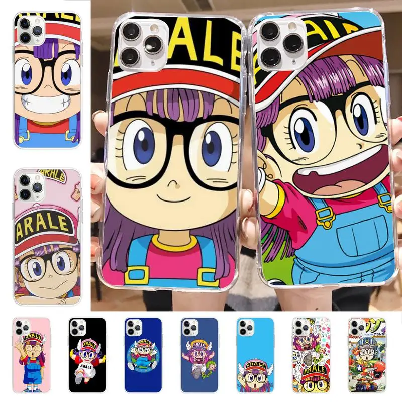 Yinuoda Cartoon Dr Slump Arale Phone Case for iPhone 11 12 13 mini pro XS MAX 8 7 6 6S Plus X 5S SE 2020 XR case