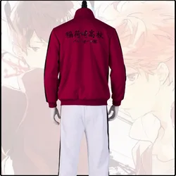 Haikyuu Season 4 Inarizaki High Koko Uniform No.7 Miya Atsumu No.11 Osamu Miya Volleyball Cosplay Sportswear Team Jacket Pants