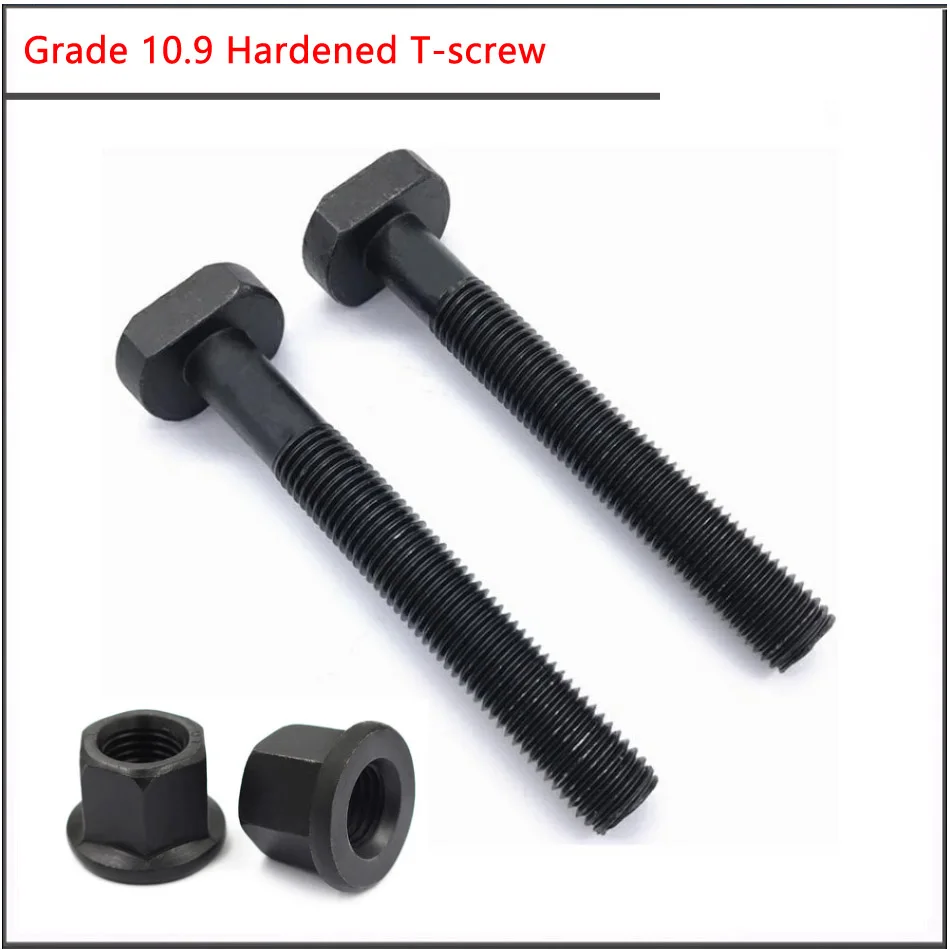 M8 M10 M12 M16 M20 M22 M24 Grade 10.9 high strength T-shaped screw lengthening T-shaped screw pressing plate screw bolt T-nut