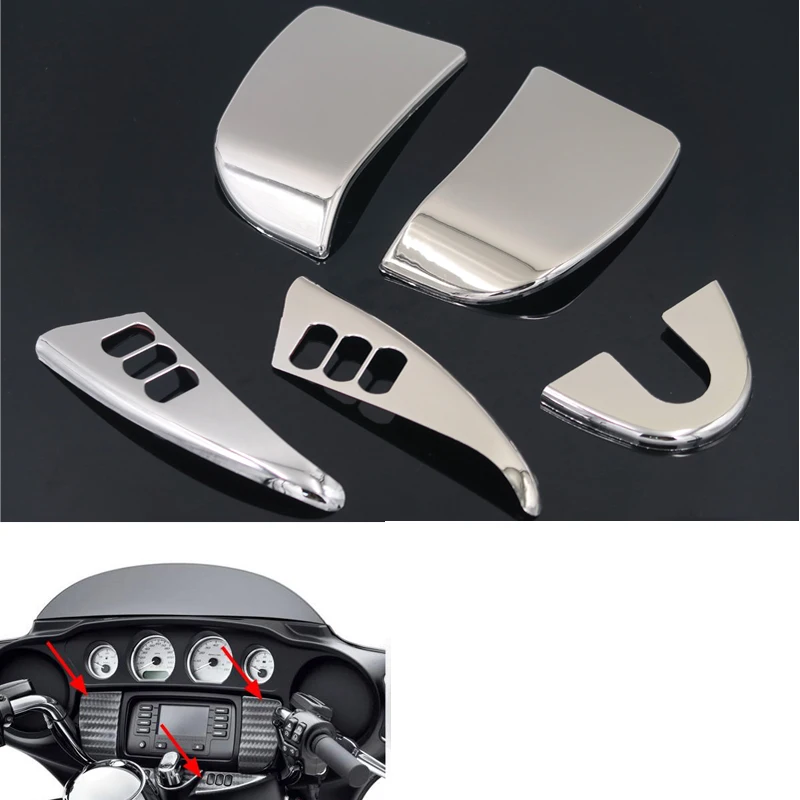 

Motorcycle Street Bike Inner Fairing Trim Panels Cover 4 For Harley Touring Electra Street Glide 2014-2017 2014 2015 2016 2017