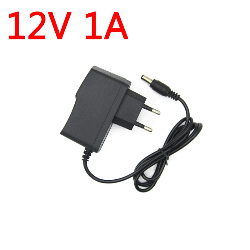 1PCS AC100V-240V DC 12V 1A 12V 2A 12V 3A Output Power Adaptor Wall Charger DC 5.5mmx2.1mm/2.5mm EU/AU/UK/US Plug For CCTV Camera