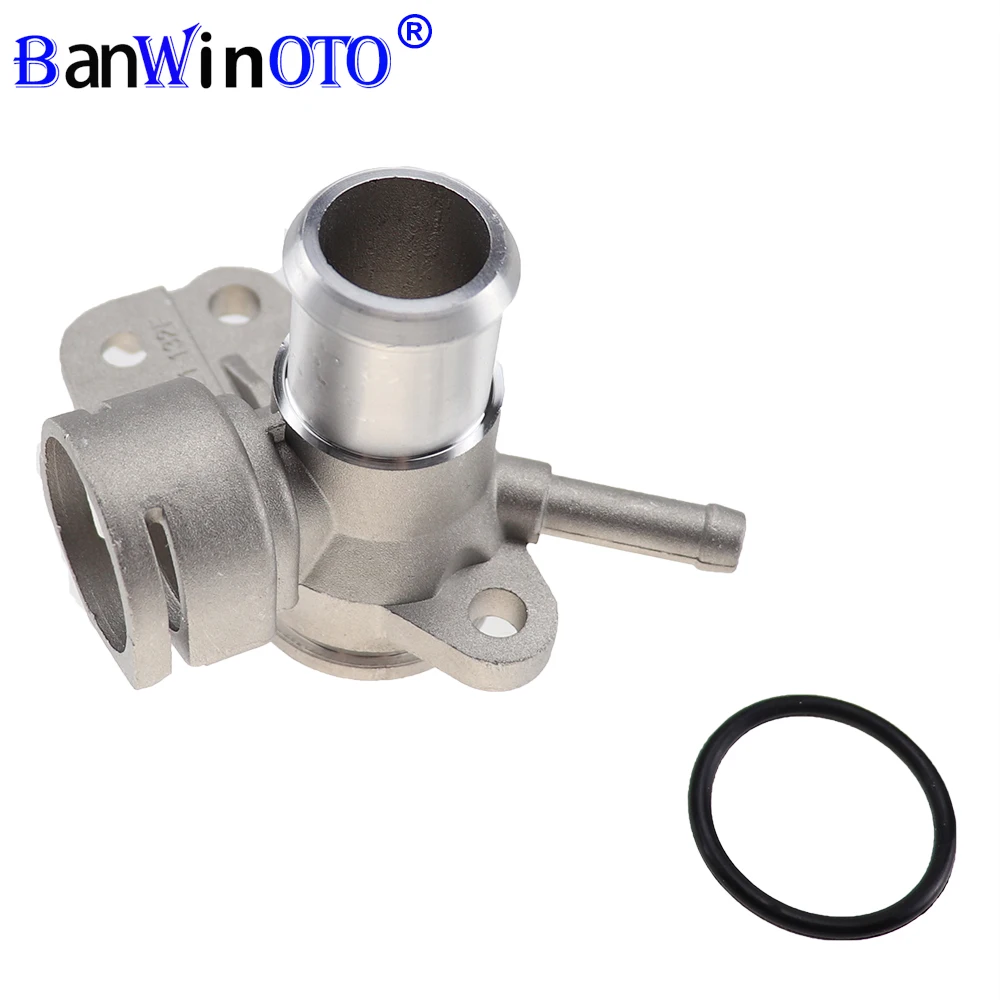 Aluminium woda chłodząca wąż złącze kołnierza dla Tiguan Passat B7 CC Golf MK6 A3 Q3 TT Skoda Octavia 06J121132F 06J 121 132 F